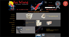 Desktop Screenshot of koi-world.ch